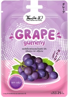 "Fruite-10" Chewy Assorted Fruits Gummy Grape Flavoured 25gm.