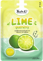 "Fruite-10" Chewy Assorted Fruits Gummy Lime Flavoured 25gm.