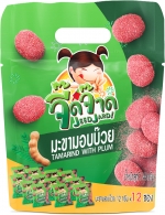 "JeedJard" Chewy Tamarind with Plum 144gm.(Pack 12pcs)