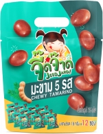 "JeedJard" Chewy Candy Tamarind 216gm.(Pack 12pcs)